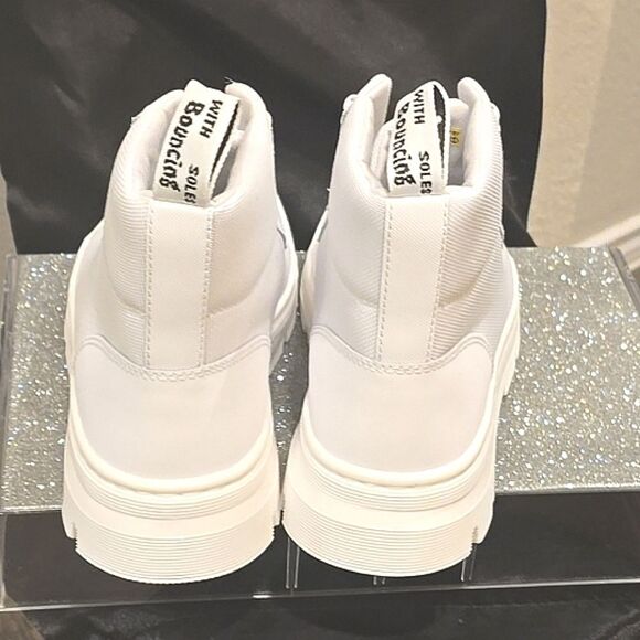 Dr. Martens Combs Poly Casual Boot- White - Picture 14 of 15